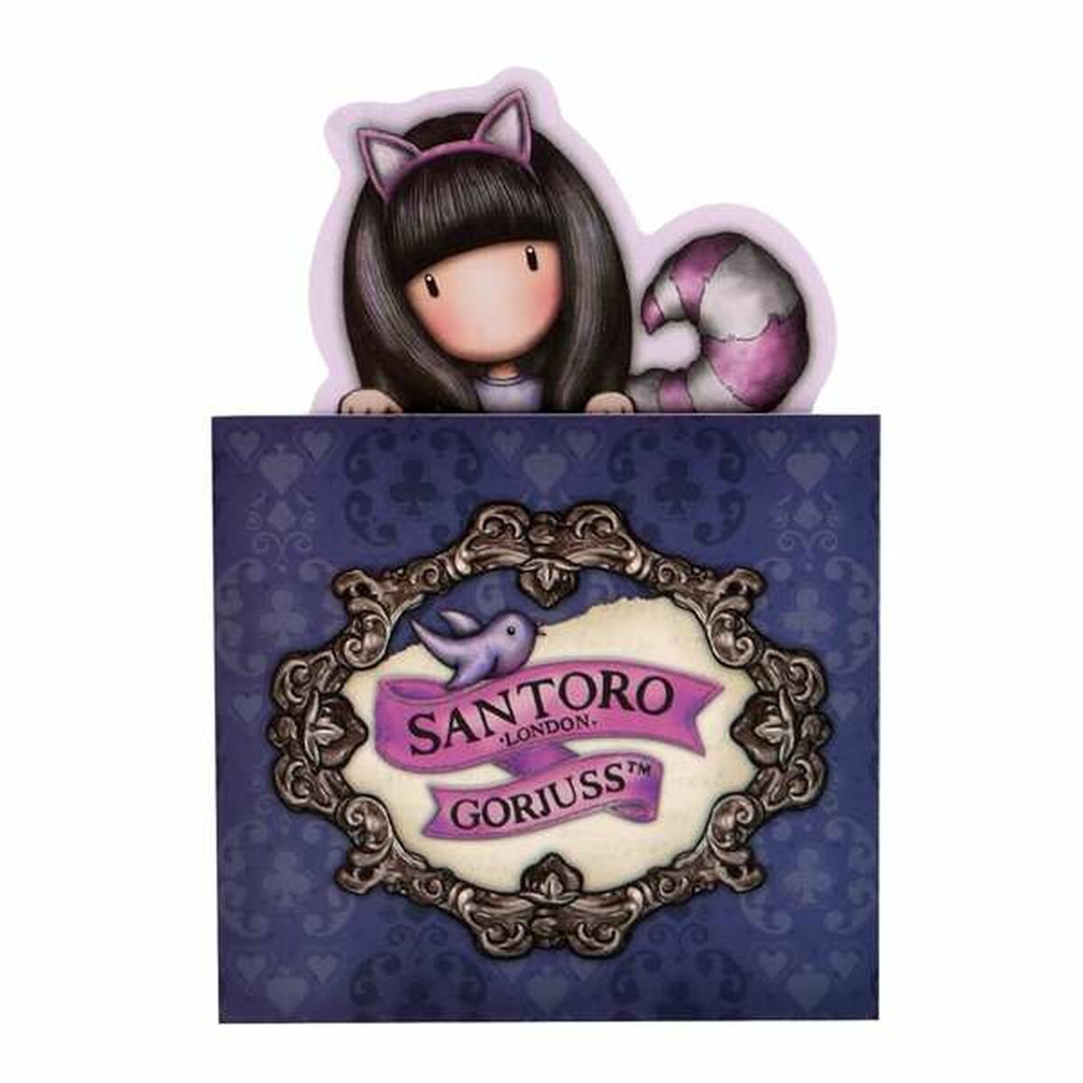 Anteckningsblock Safta Cheshire cat Blå Purpur
